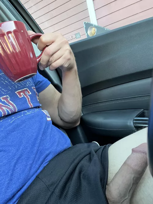 Coffee on the go this morning by Curiousinways