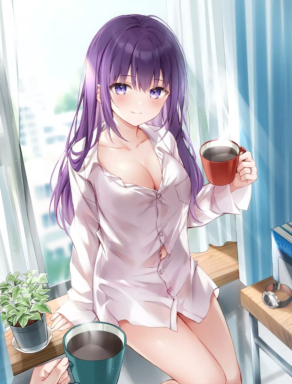 Coffee time [higeneko_tail] posted by hilobat