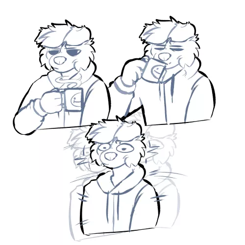 Coffee//art by me @flowfells on twitter by Flowfell