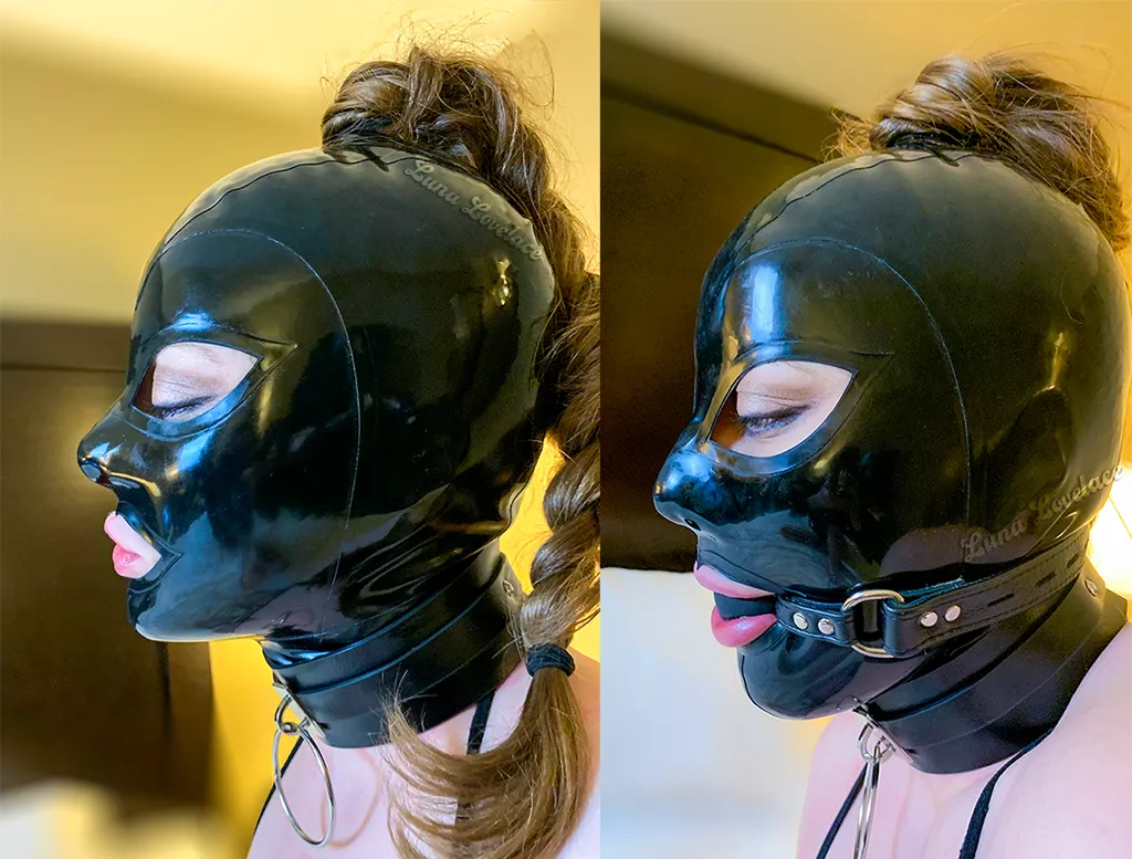 Collared + Gagged 🖤 [OC] [F] posted by _luna_lovelace_