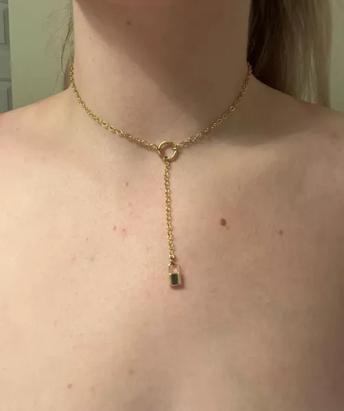 Collared…Just wanting to share my pretty new collar from my daddy by Relative-Storage-796