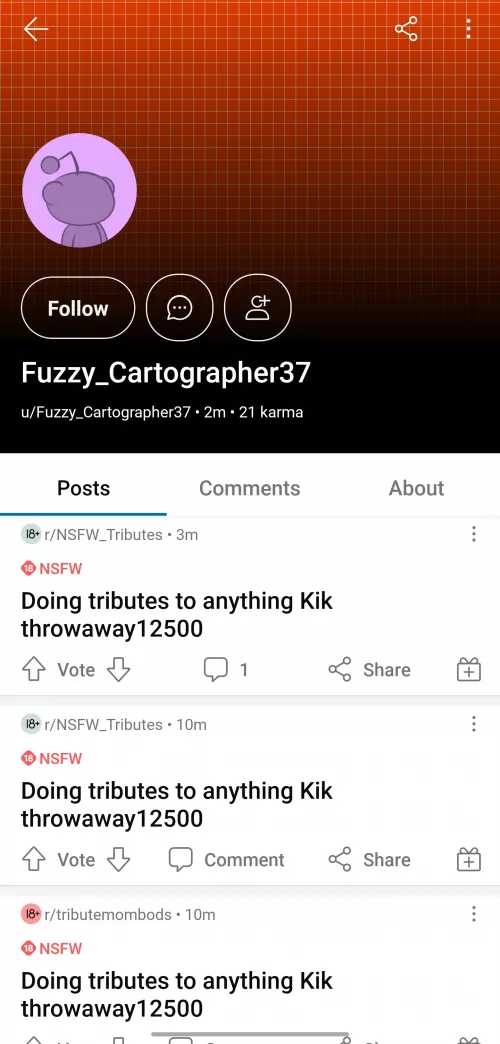 *Collector* don't send him anything he doesn't reply nor does the tribs by MannParikh2005