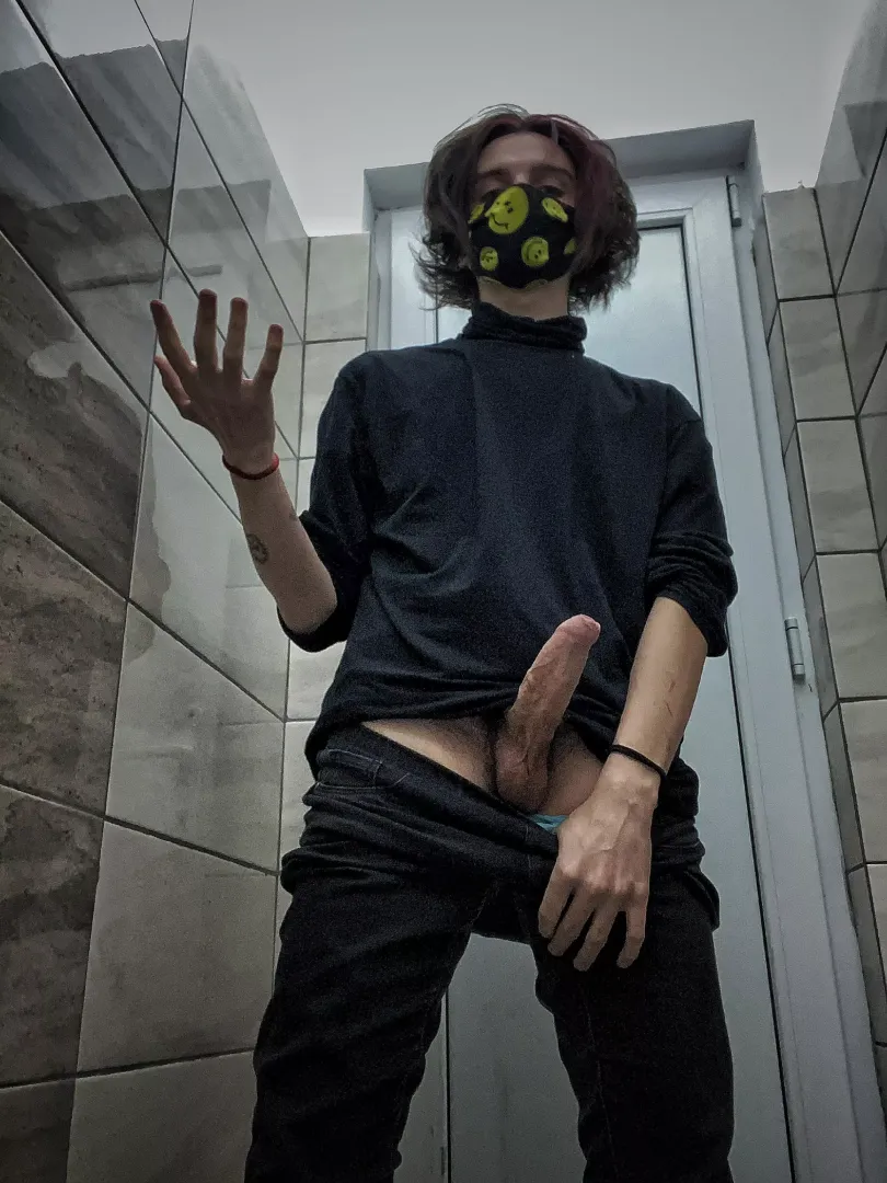 College bathroom posted by Acceptable_Sea_1086