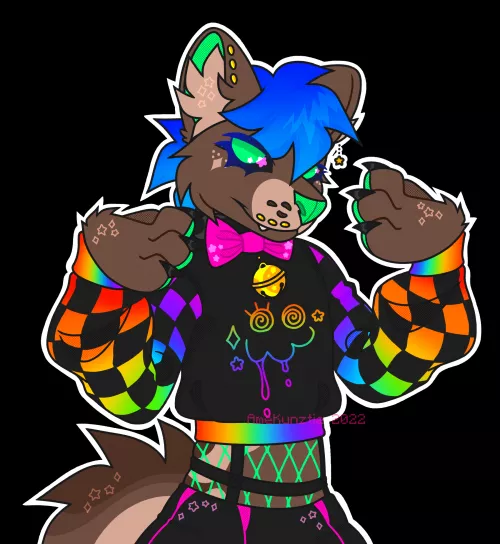 Colorful boy :D (art by me Twitter @AmeKunzite) by LiquidLemonCow