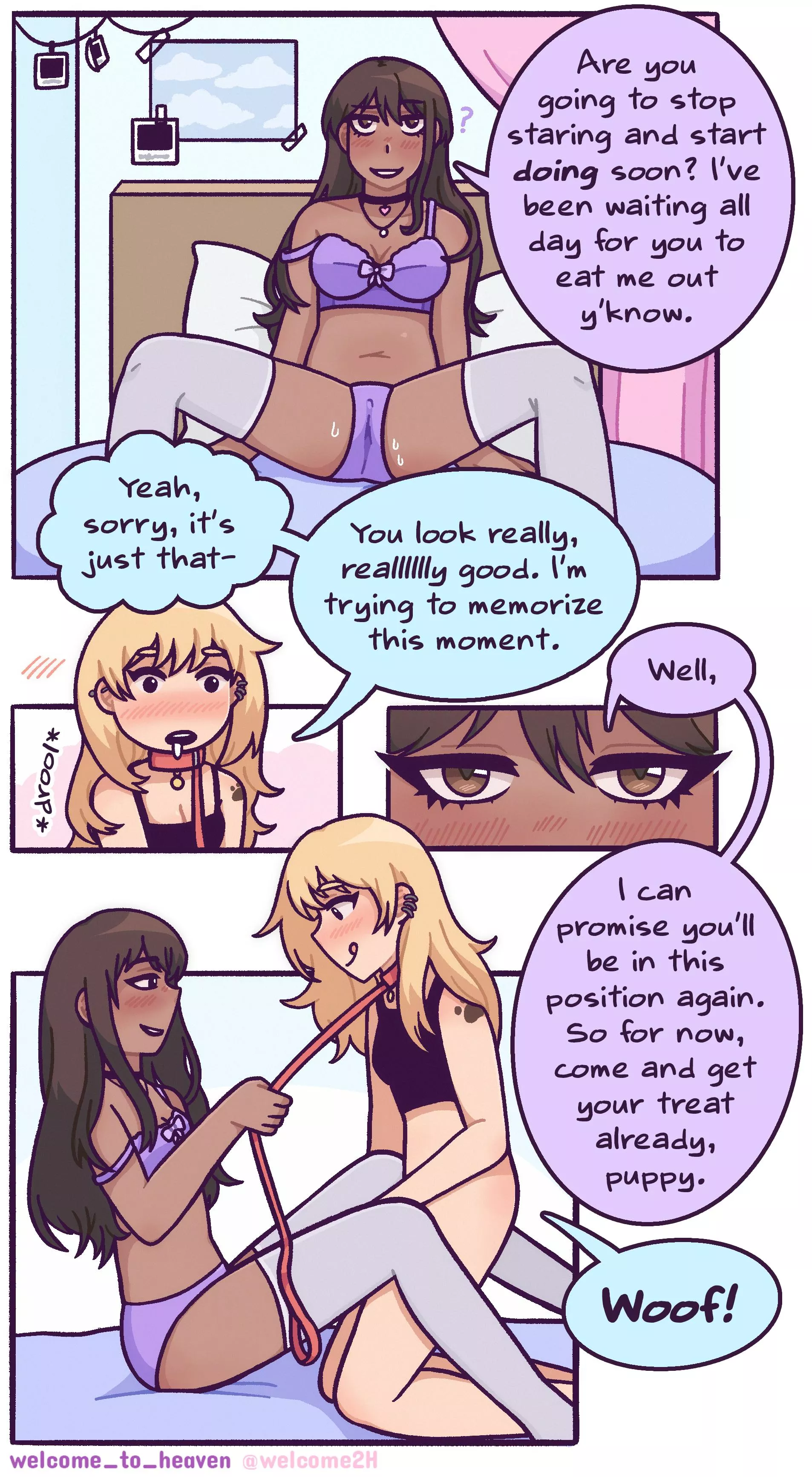 Come and get your treat, puppy 🐾 [OC] posted by Welcome_To_heaven