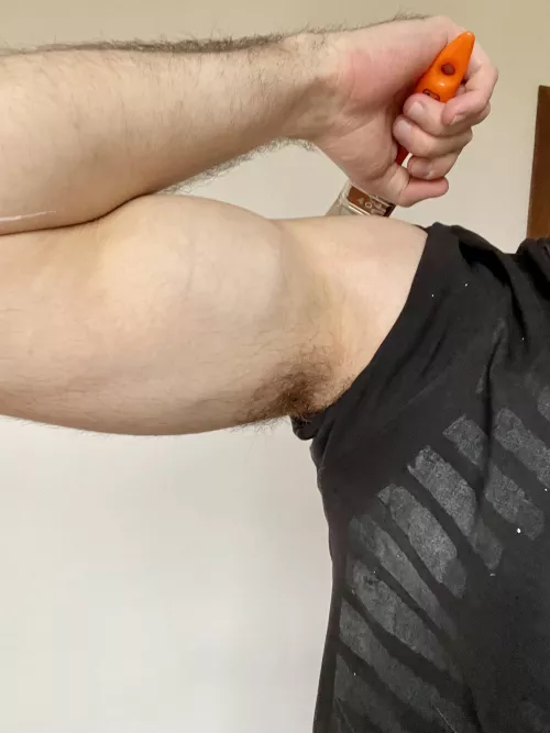 Come and have a sniff of my alpha armpits while I am painting my room.😈 by daddecashmaster