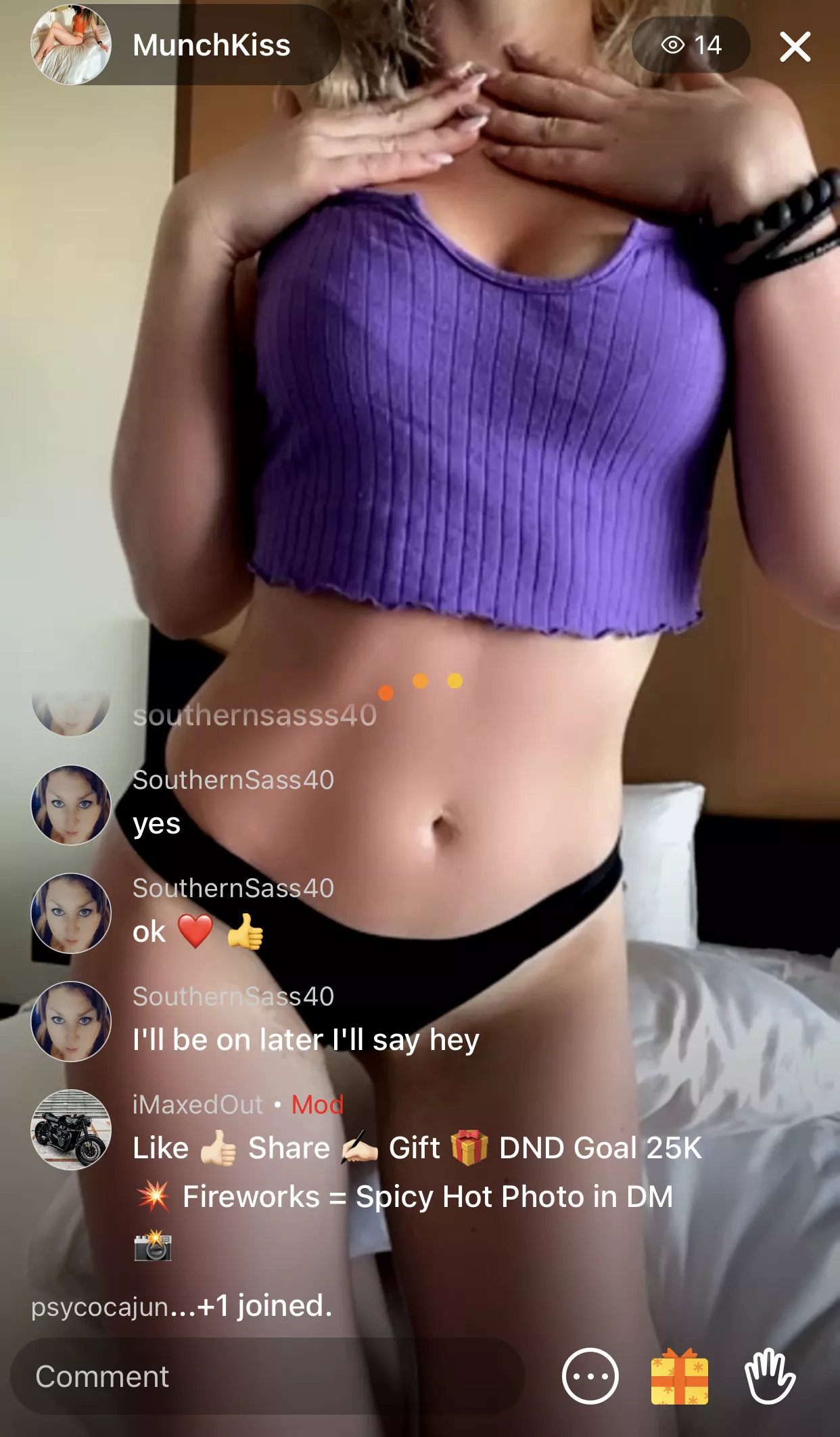 Come and let's get freaky! 😉 posted by arinadreams