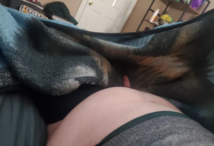 come join daddy under the covers it's cold! by Big_Daddy97