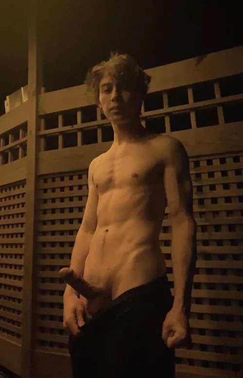 come meet me outside 🌔🌳 by StandardSalt9135