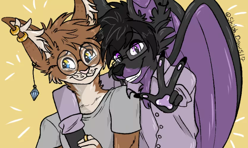 Come on! Smile! | Art and Characters belong to me | @shiloh_draws17 on Twitter | by Shiloh_boy17