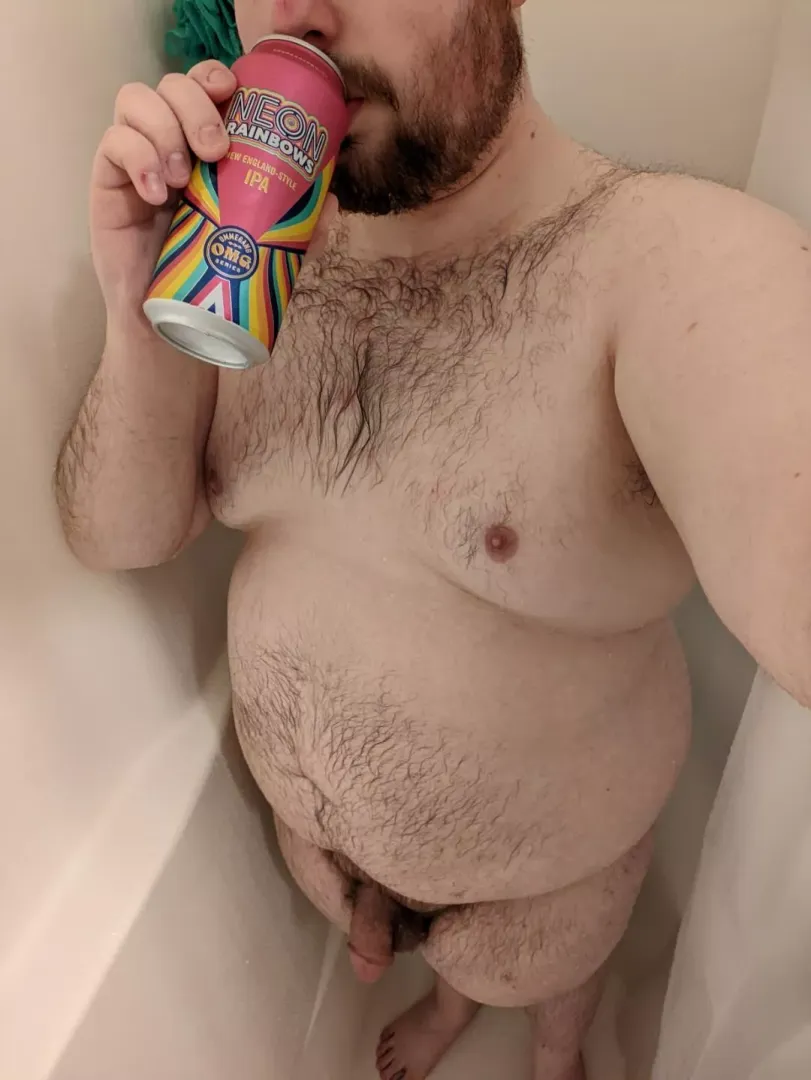 Come shower with me? Or have a beer with me? Or both? posted by hamcandle27