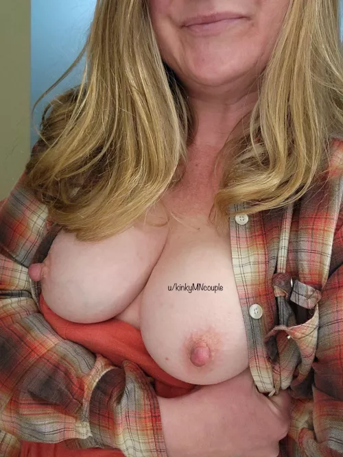 Comfy flannel Thursday. by kinkyMNcouple