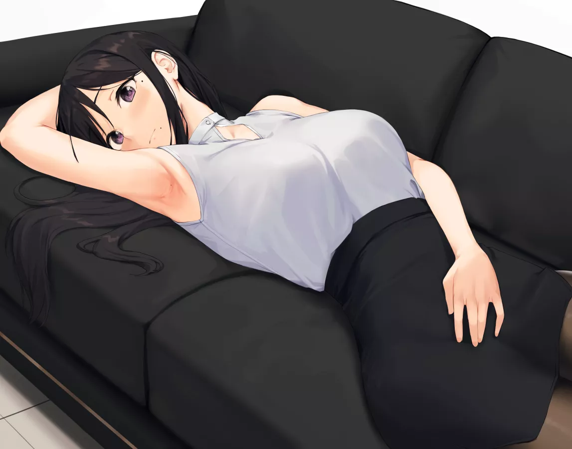 Coming home to this and immediately going straight for her pits must be so good 🤤 (Original???) [AnTi] posted by Shino_Asada17