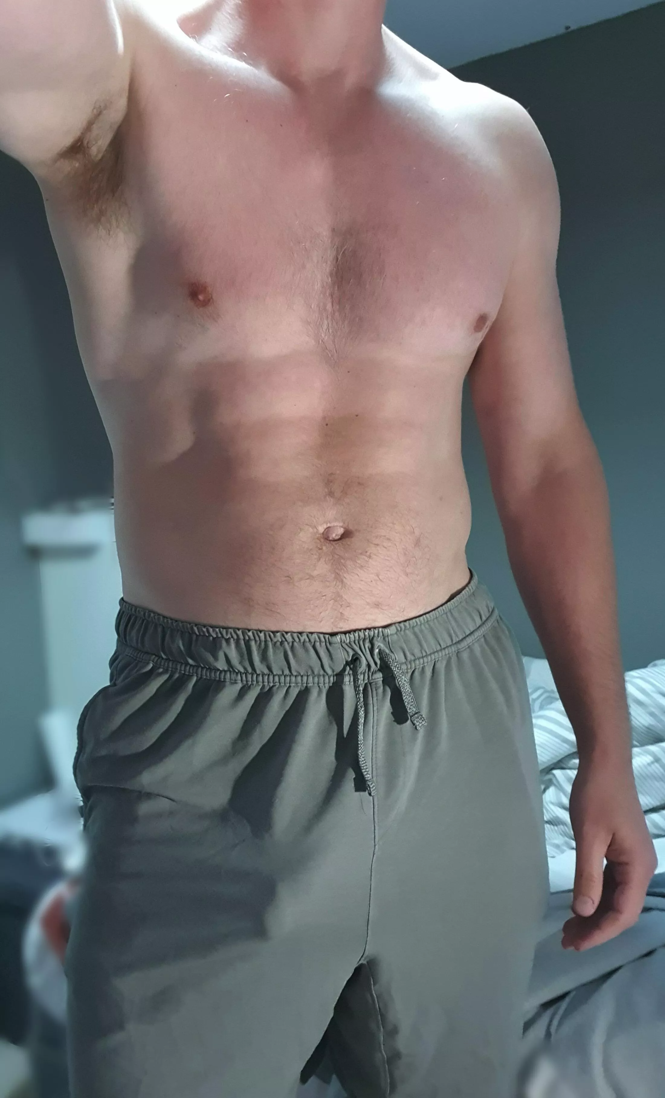 commando at the gym this morning... posted by nakeyscotsman