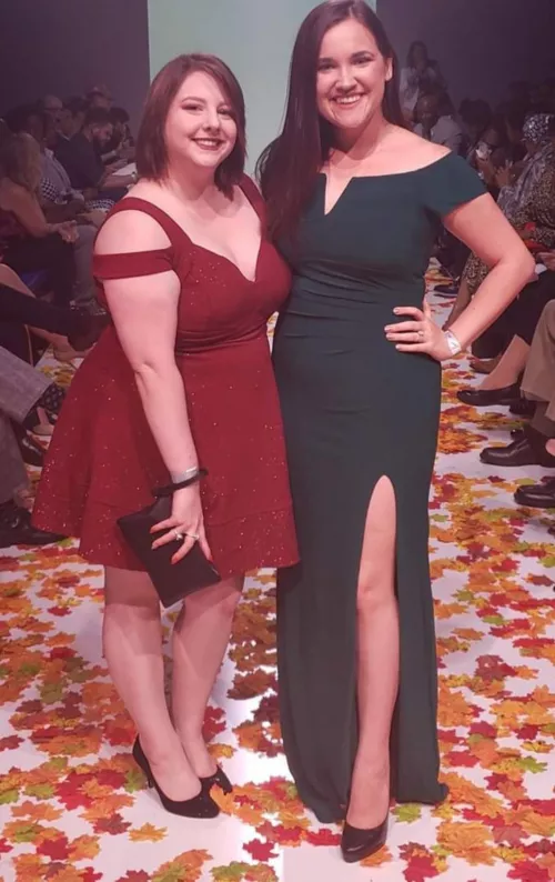 Comment down below tell me which one your taking my fiance on the right or her friend on the left can only pick one though 🤔 by JECrossdresser1