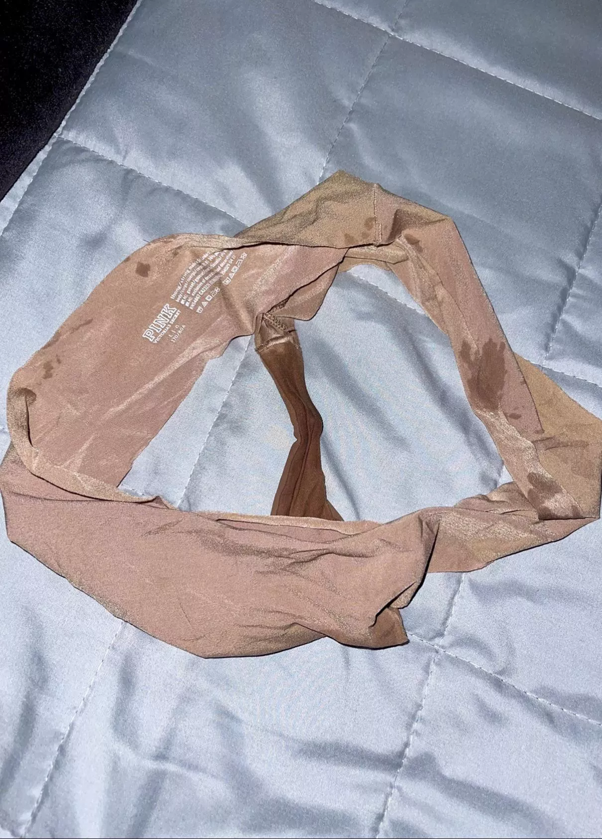 Comment if you like sniffing used panties… posted by lovelywifey19