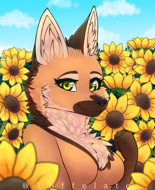 Commission for Amitte on Amino. It was her first time ever Commissioning someone and I am happy to be her first! This is her first furry character and am so glad she like its! I was tricky though, I cant lie🤣 Art by me! by Toffelate