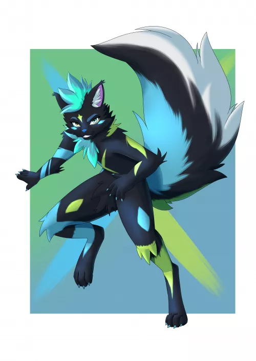 commission for Zane (art by me; Commissions open! Info in coments) by Andy_fbr