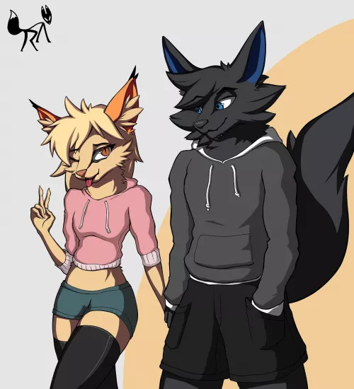 Commission I made for a furry couple! by Noriux057