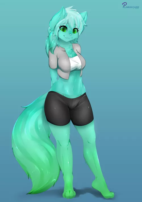Commission of a Slime fox! by mrchicken047