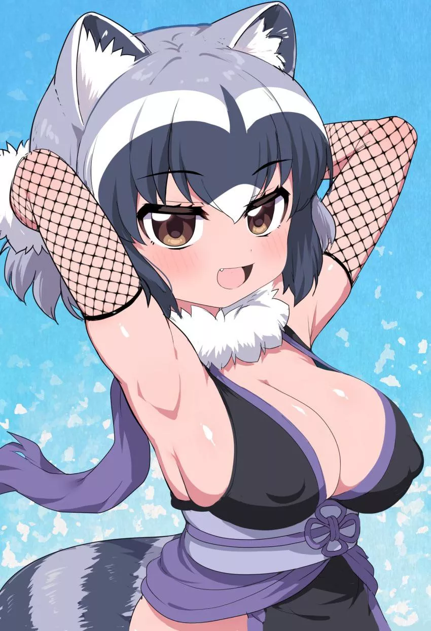 Common Racoon [kemono_friends] (ransusan) posted by MrBlackTopHat