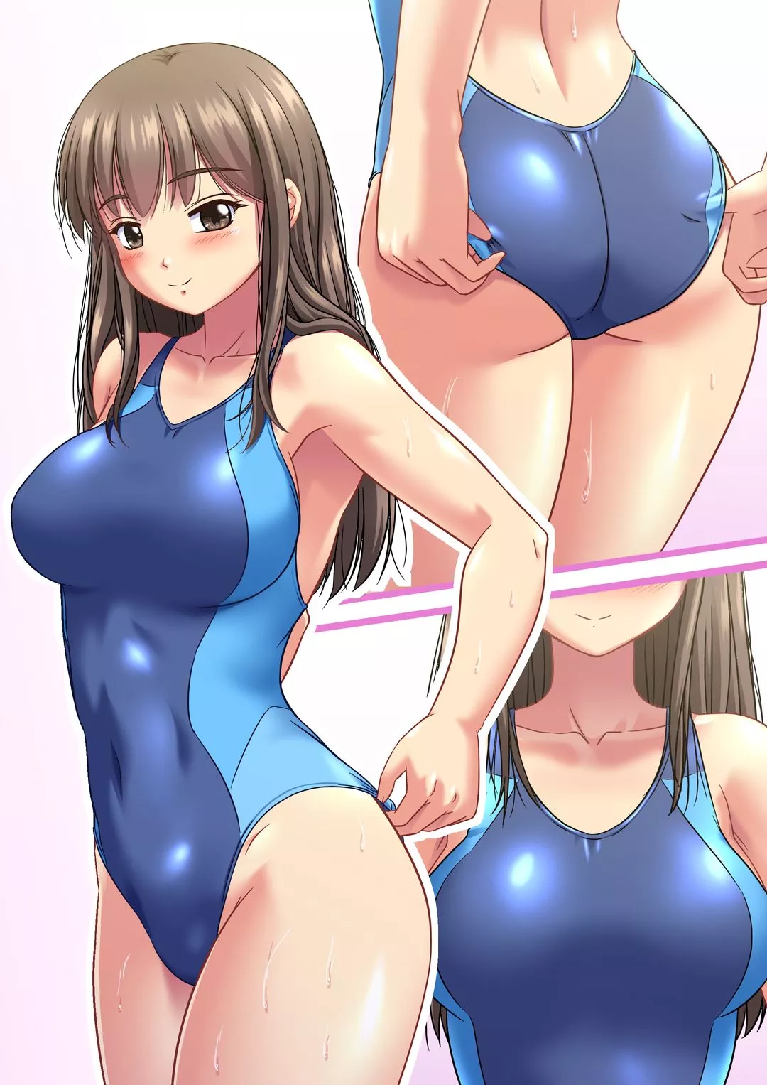Competition Swimsuit Adjustment (Jiyuuyuu ) [Original] posted by sequence_string