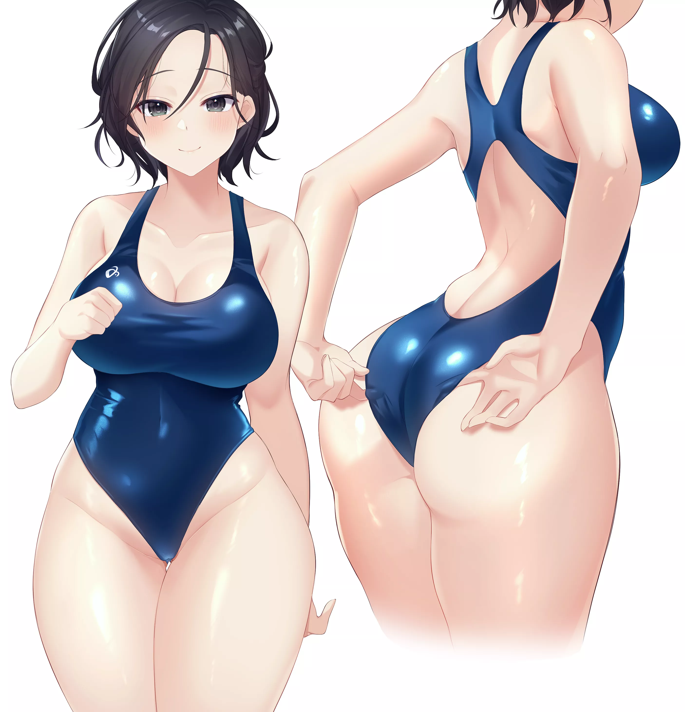 Competition Swimsuit Adjustment (Nekomitei ) [Original] posted by sequence_string