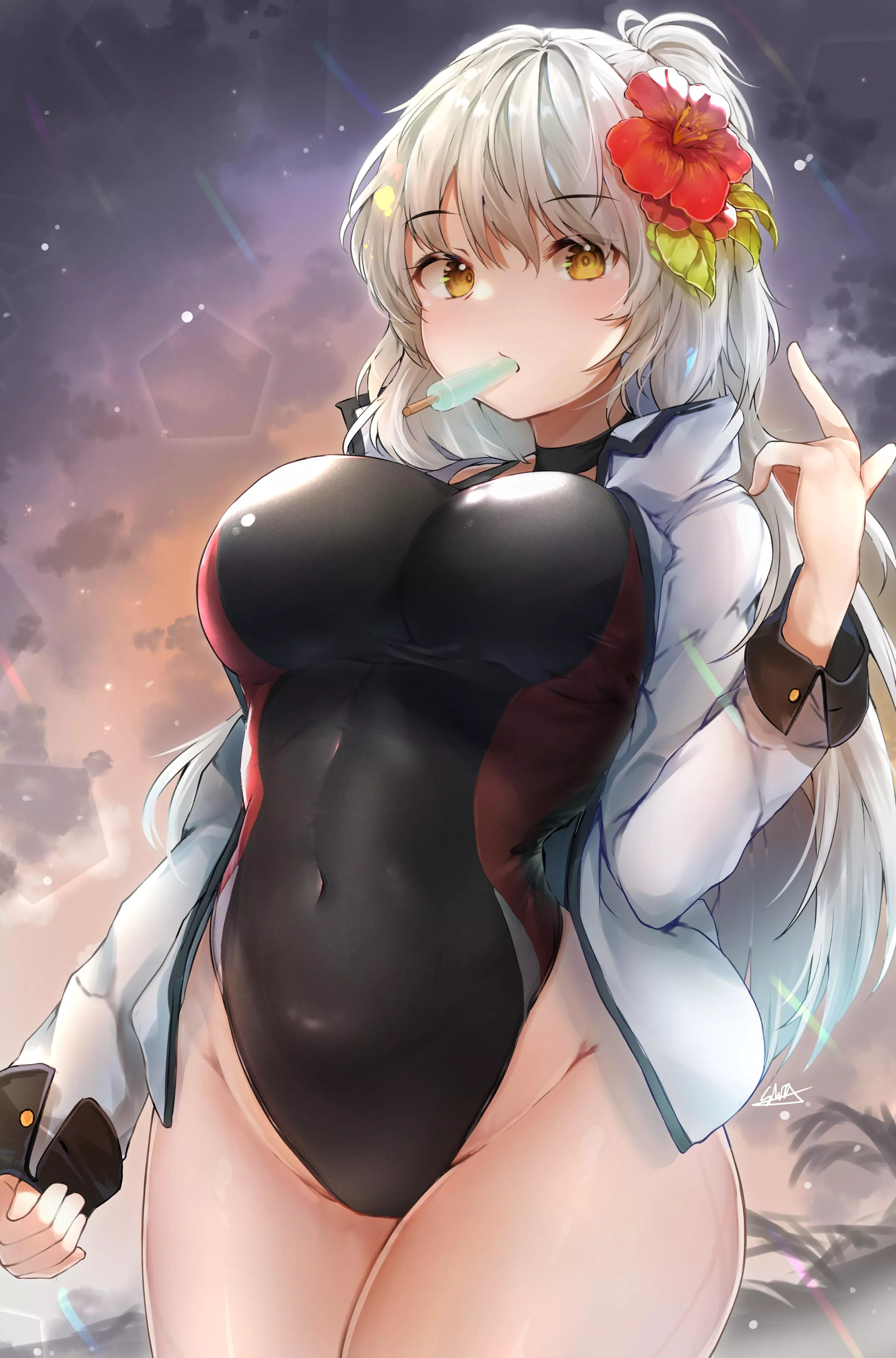 Competition Swimsuit Last Swim Before Dusk (Hiromaster Sinta Jh) [Original] posted by sequence_string