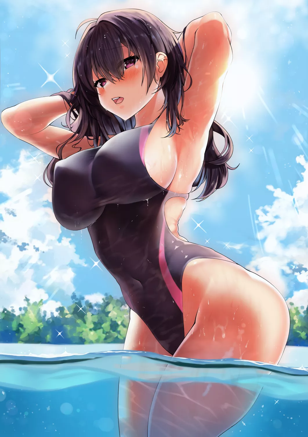 Competition Swimsuit Sparkling Beauty (Kawai) [Original] posted by sequence_string