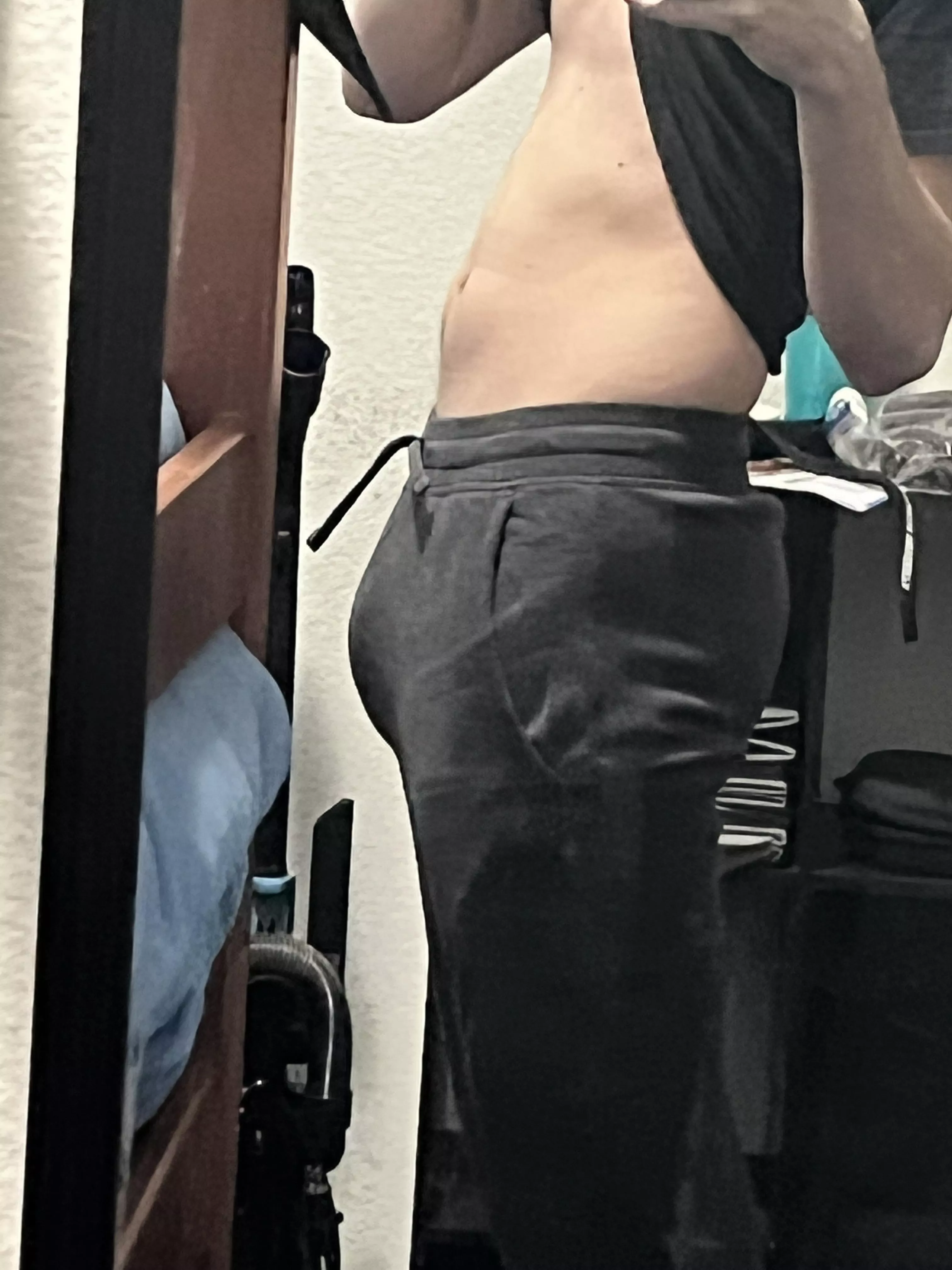 Completely soft in the gray sweatpants posted by My8inBWC