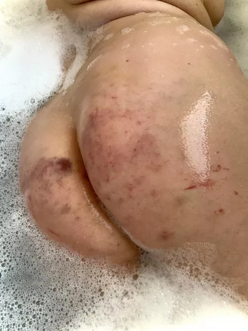 Consequence of being bratty. I need more impact play in my life. by hippiescumbag_