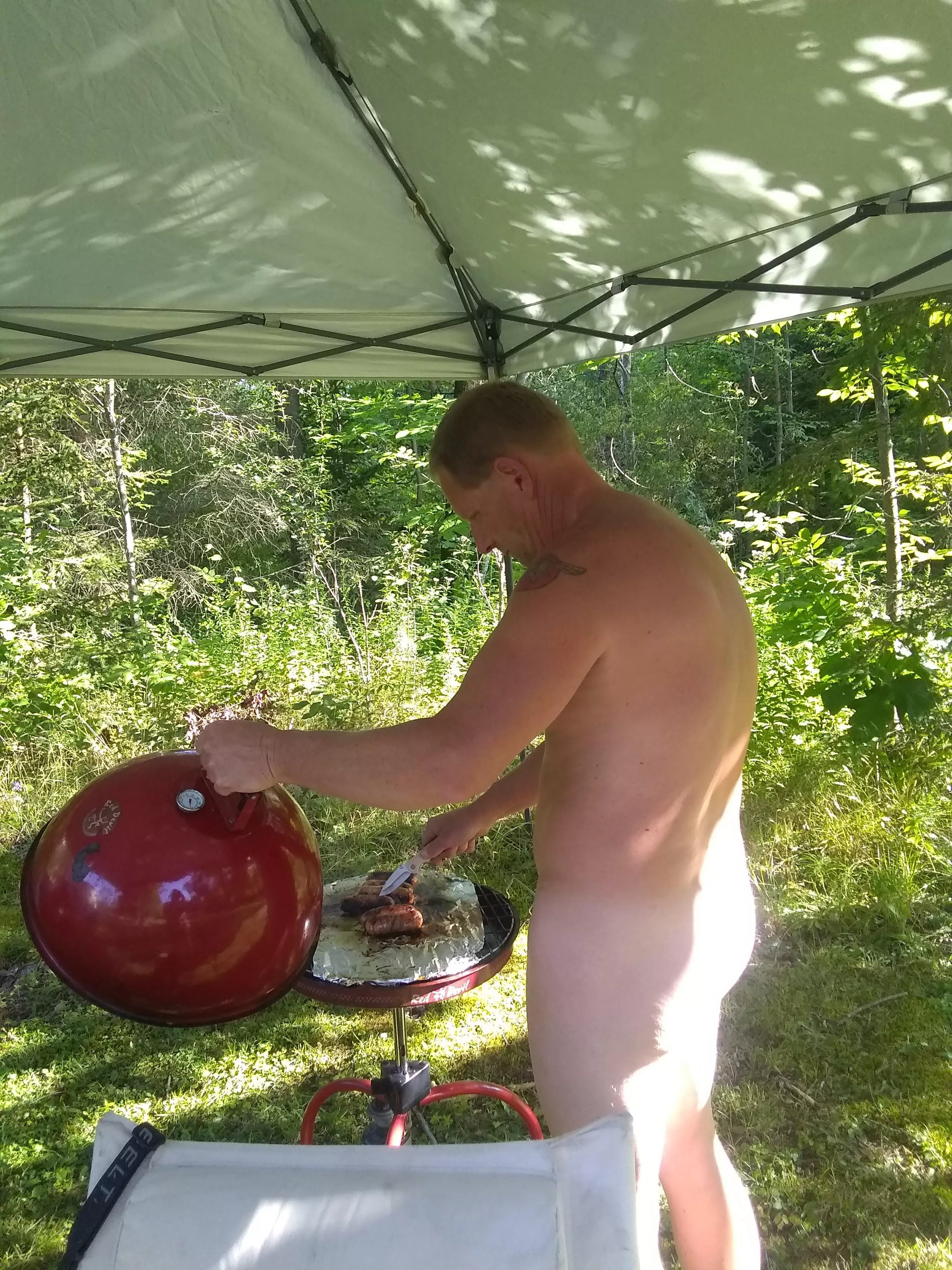 cooking at camp, can't wait for warmer weather! posted by wade4339