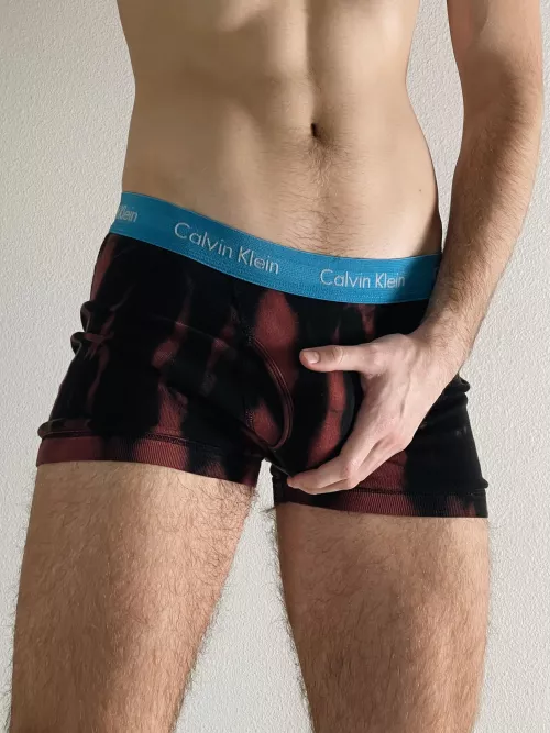 Cool bleach dye pattern. Anyone looking to swap some pairs? by MysteryManOF