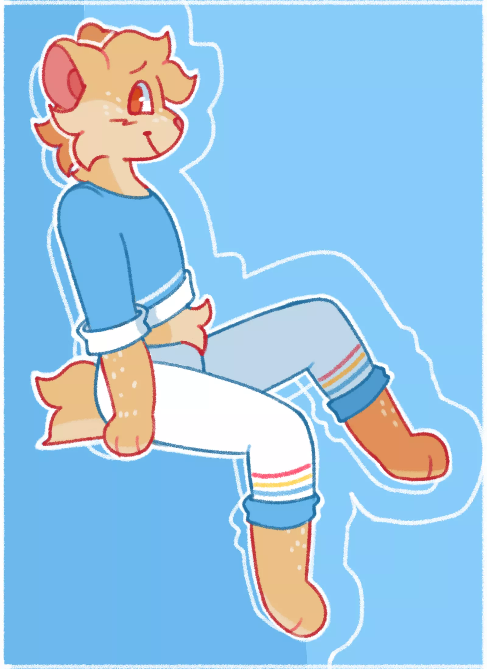 Cool Blue [Art by me] posted by Pudi-Budi