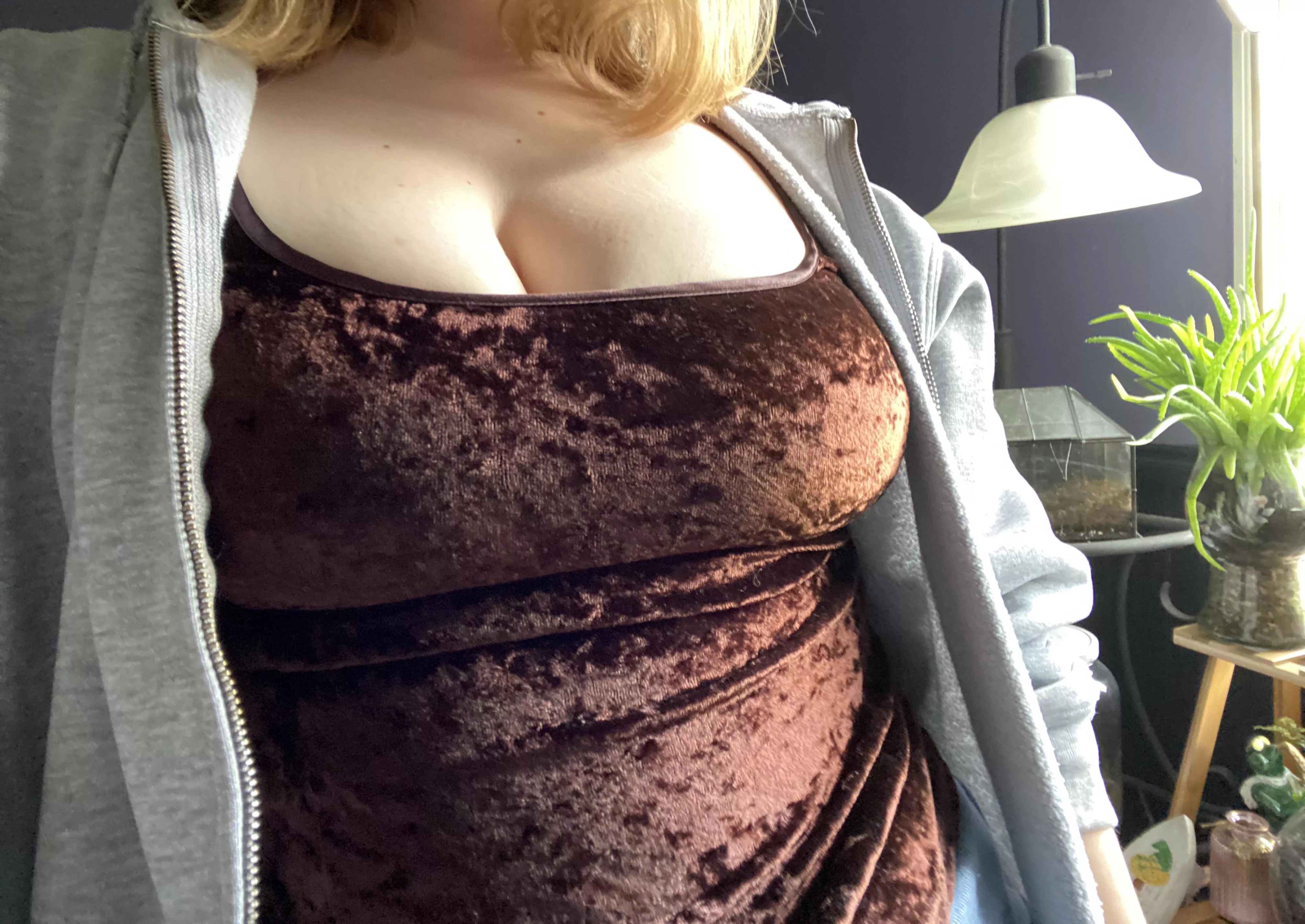 Cool today but still not being tied up with a bra posted by bustybunny69