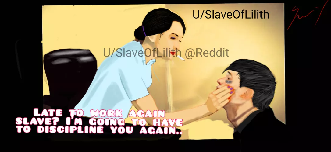 Corporal Punishment For The Late Male Slave by SlaveOfLilith