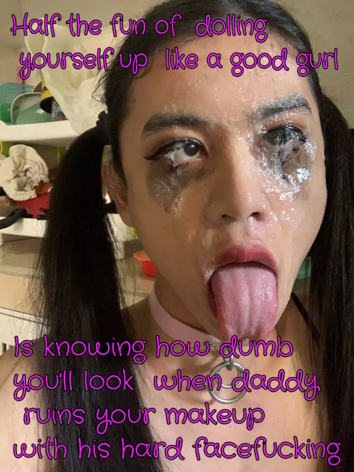 correction: he perfects our makeup posted by Sissyj3nna