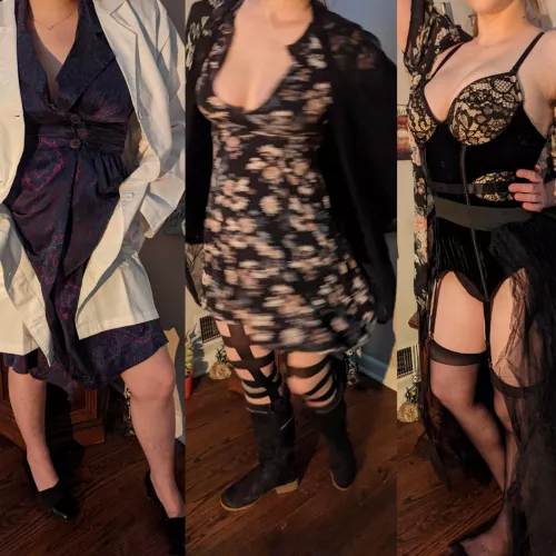 cosplaying 3 of my [F]emales tomorrow. a scientist, a rocker and a fictional character from a novel. can you guess who? by Hollcatt_