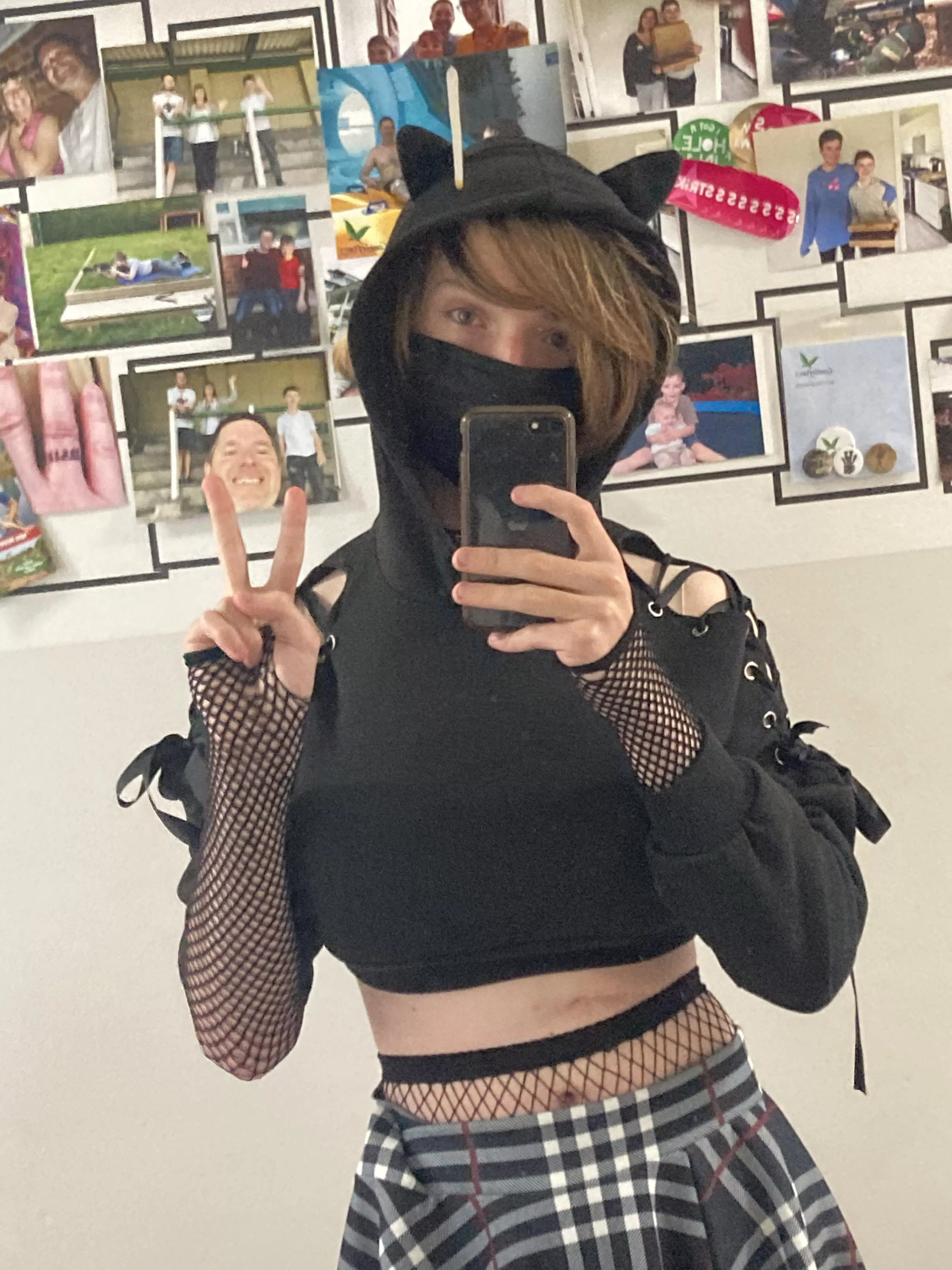 Couldn’t find the hot goth gf of my dreams, so I did it myself posted by JustYourLocalFemboy