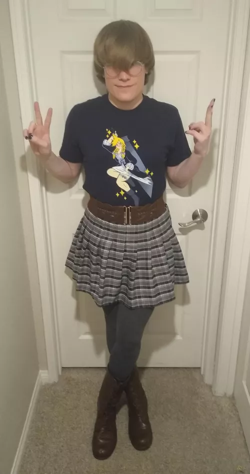 Couldn't make it out to D&D yesterday but I still wanted to get all dressed up today to show you the fit. Hope you like, I know a lot of you were excited to see it on me 💕 by BushmanIsWatchin