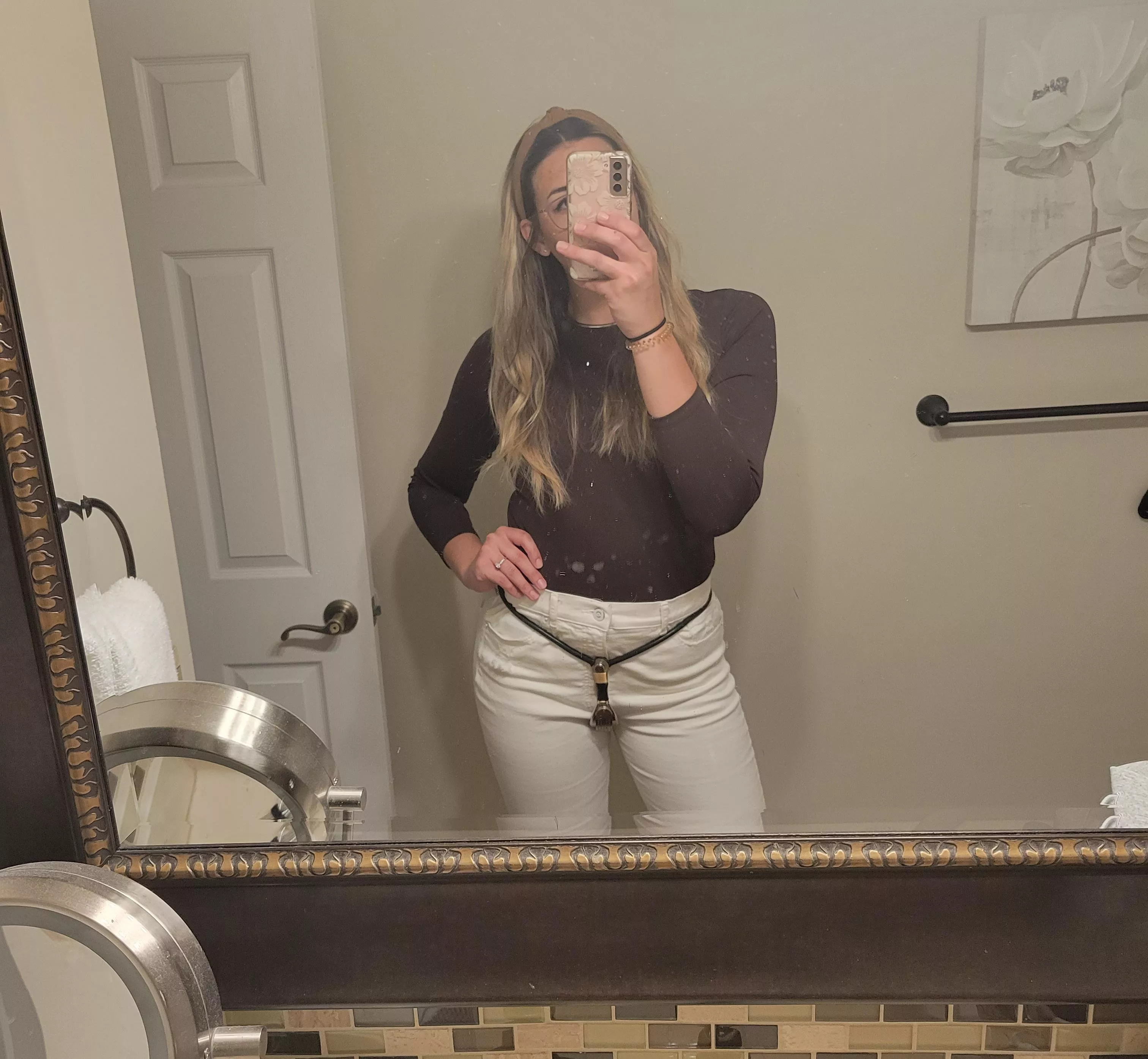 Couldn't resist putting my chastity on the second I got home from work posted by FlashyHalf876