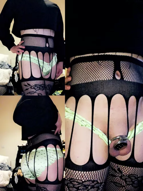 Couple more days with the flat cage and catheter should solve that problem of you even attempting to think to be let out of chastity my slave Sissy Lucie 😈 by The_OG_DaddyDave