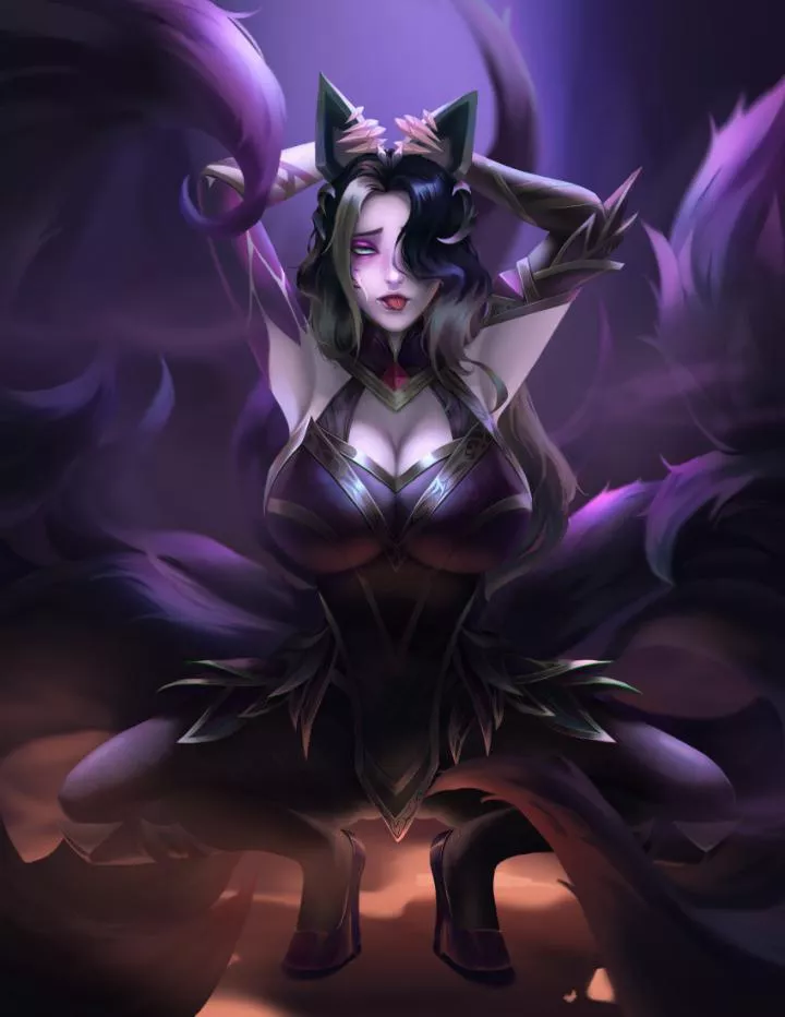 Coven Ahri (can't find the artist) posted by Mercho69