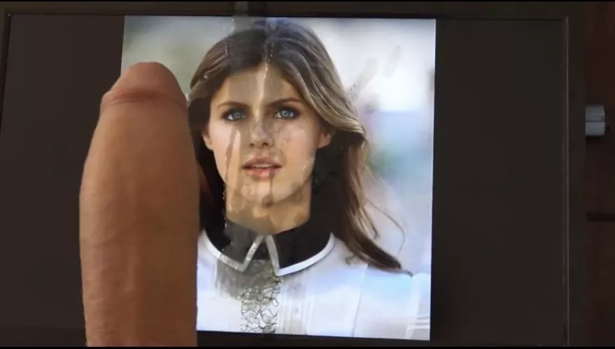 Covered alex daddarios gorgeous face and eyes. There may be a vid of it too😉 by johnwick9011