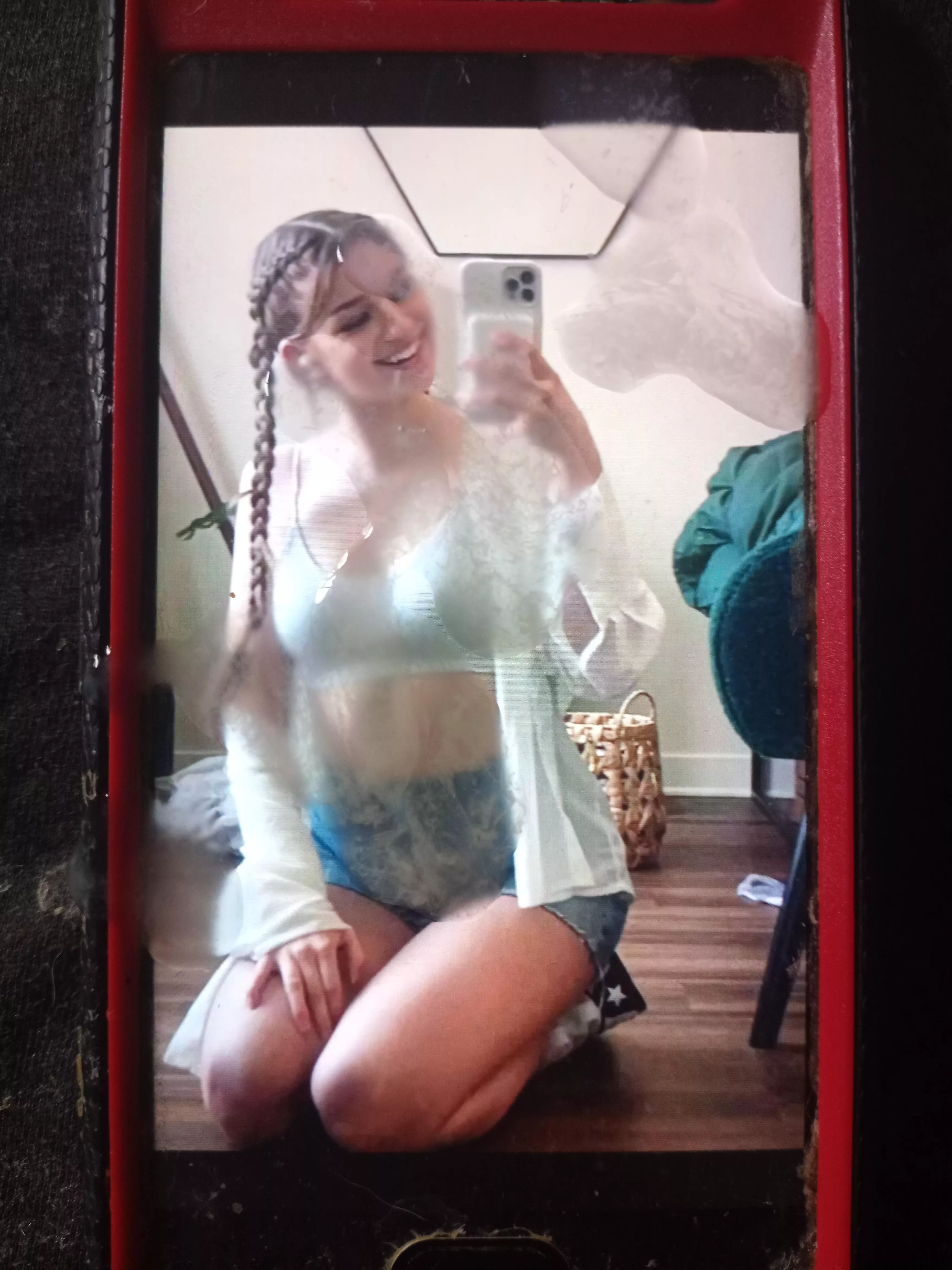 Covered Brooke Monk in my cum posted by john13985