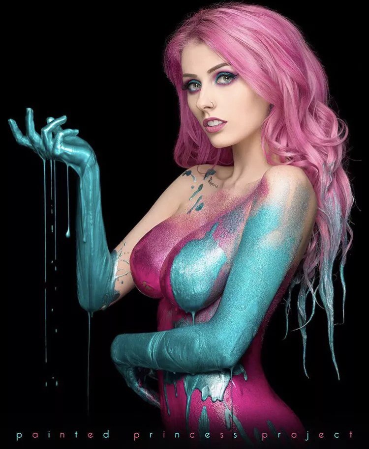 Covered in neon paint?? posted by annoylemon