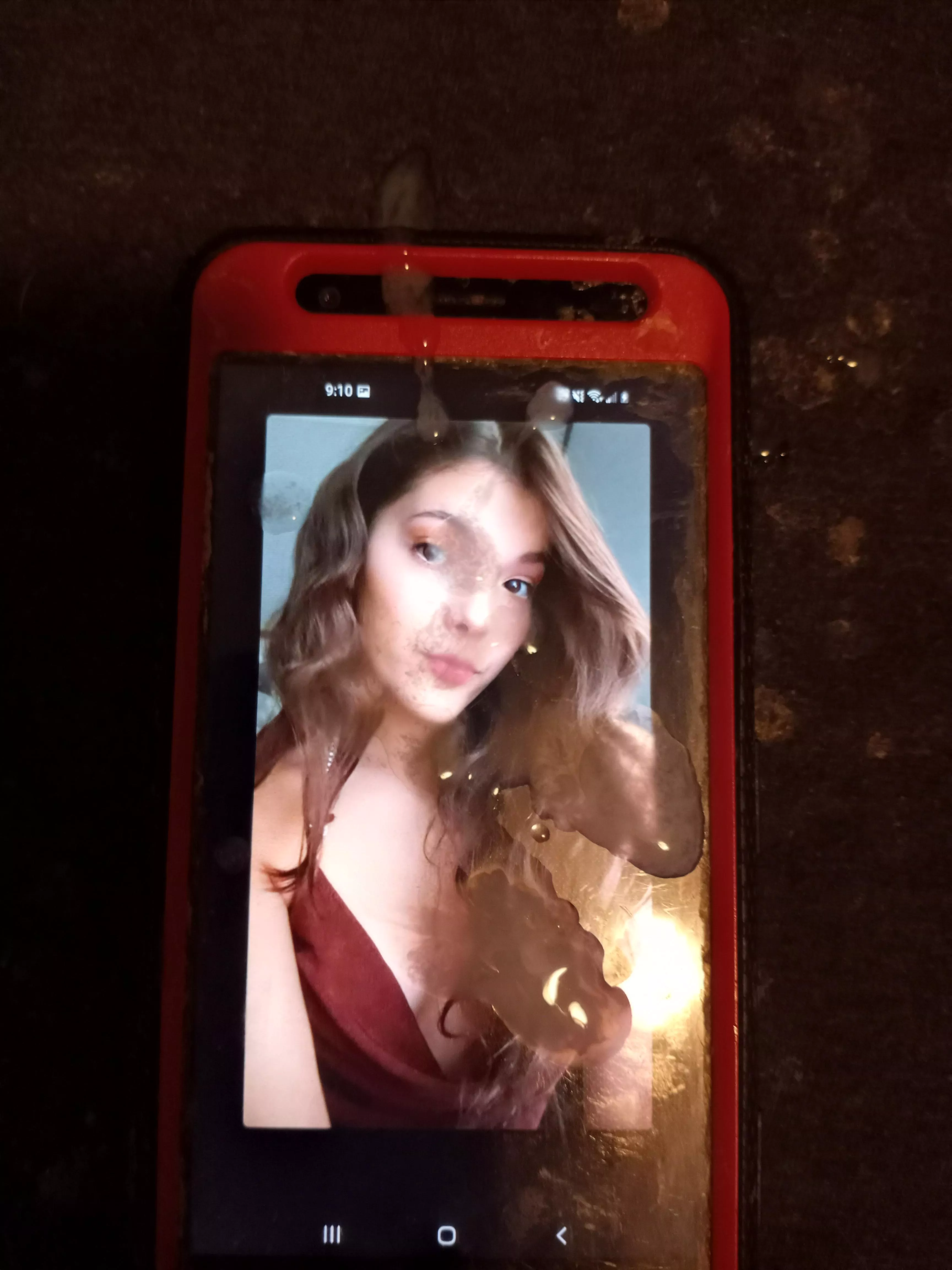 Covered this slut in my cum posted by john13985