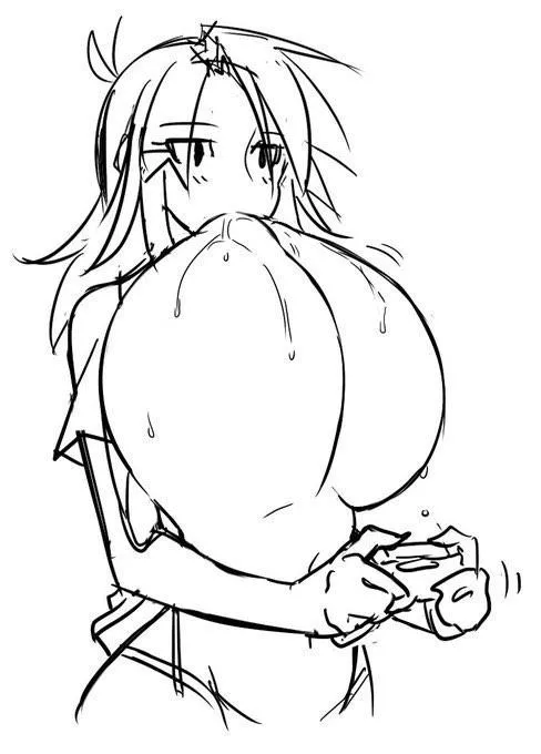 Cow girl drinking milk posted by Silver_Angel519