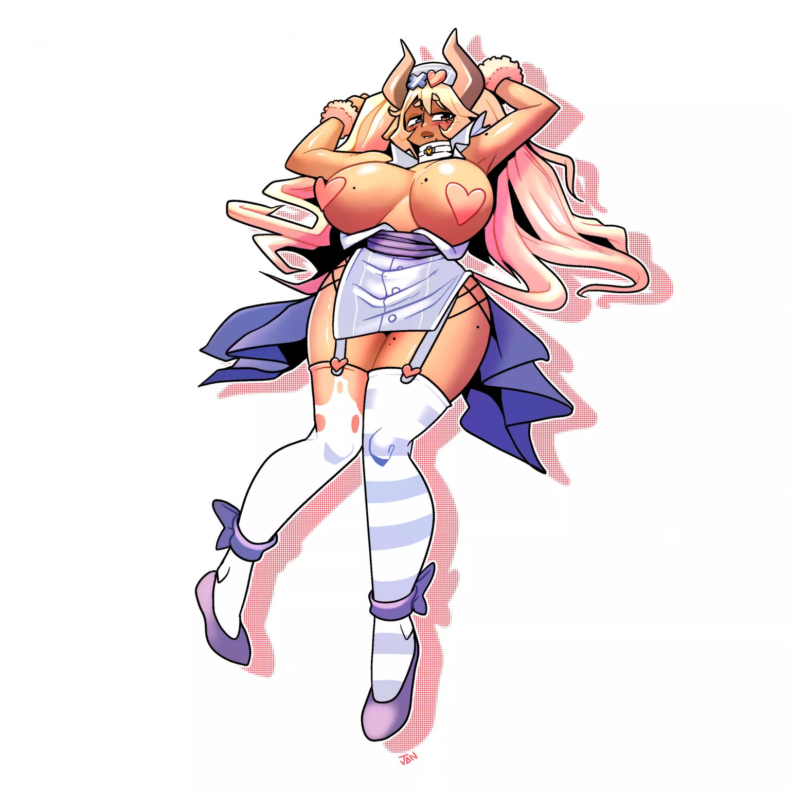 CowGirl Nurse by @jonblissart posted by Fidozip