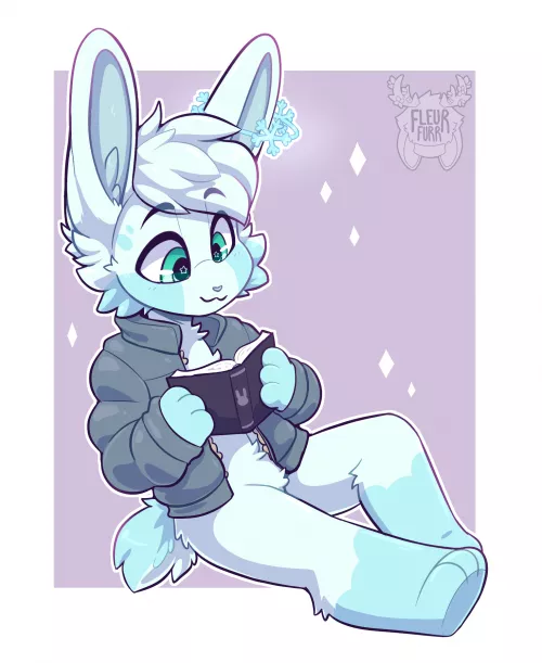 Cozy with a book by Fleurfurr
